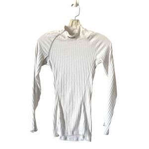 Craft Bicycle Ribbed Base Layer Long Sleeve Shirt White Size Small